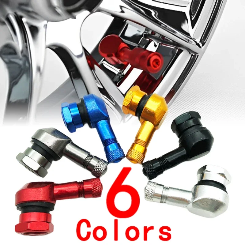2pcs Aluminum Alloy Valve Motorcycle Rim 90 Degree Angle Motorcycle Wheel Tire Tubeless Valve Stems for Rim Wheel Parts
2pcs Aluminum Alloy Valve Motorcycle Rim 90 Degree Angle Motorcycle Wheel Tire Tubeless Valve Stems for Rim Wheel Parts