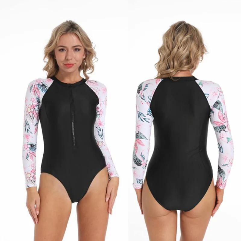 Long Sleeve Surfing Sports Swimsuit One-piece Swimsuit Women Sports Long Sleeve Zipper Sunscreen Surfing Suit
Long Sleeve Surfing Sports Swimsuit One-piece Swimsuit Women Sports Long Sleeve Zipper Sunscreen Surfing Suit