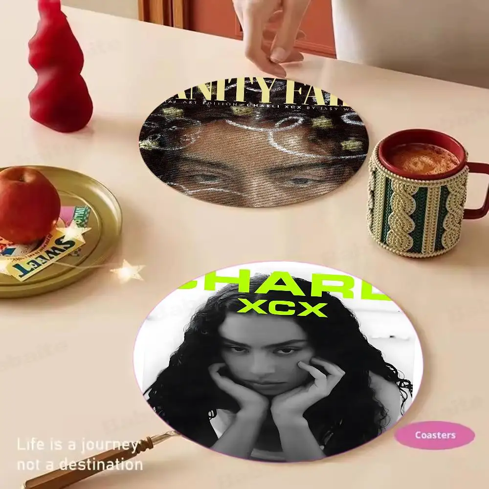 Singer C-Charli XCX BRAT Wood Coaster Set - Heat Resistant For Tea & Coffee, Home Cafe Decor Holiday Gift
Singer C-Charli XCX BRAT Wood Coaster Set - Heat Resistant For Tea & Coffee, Home Cafe Decor Holiday Gift