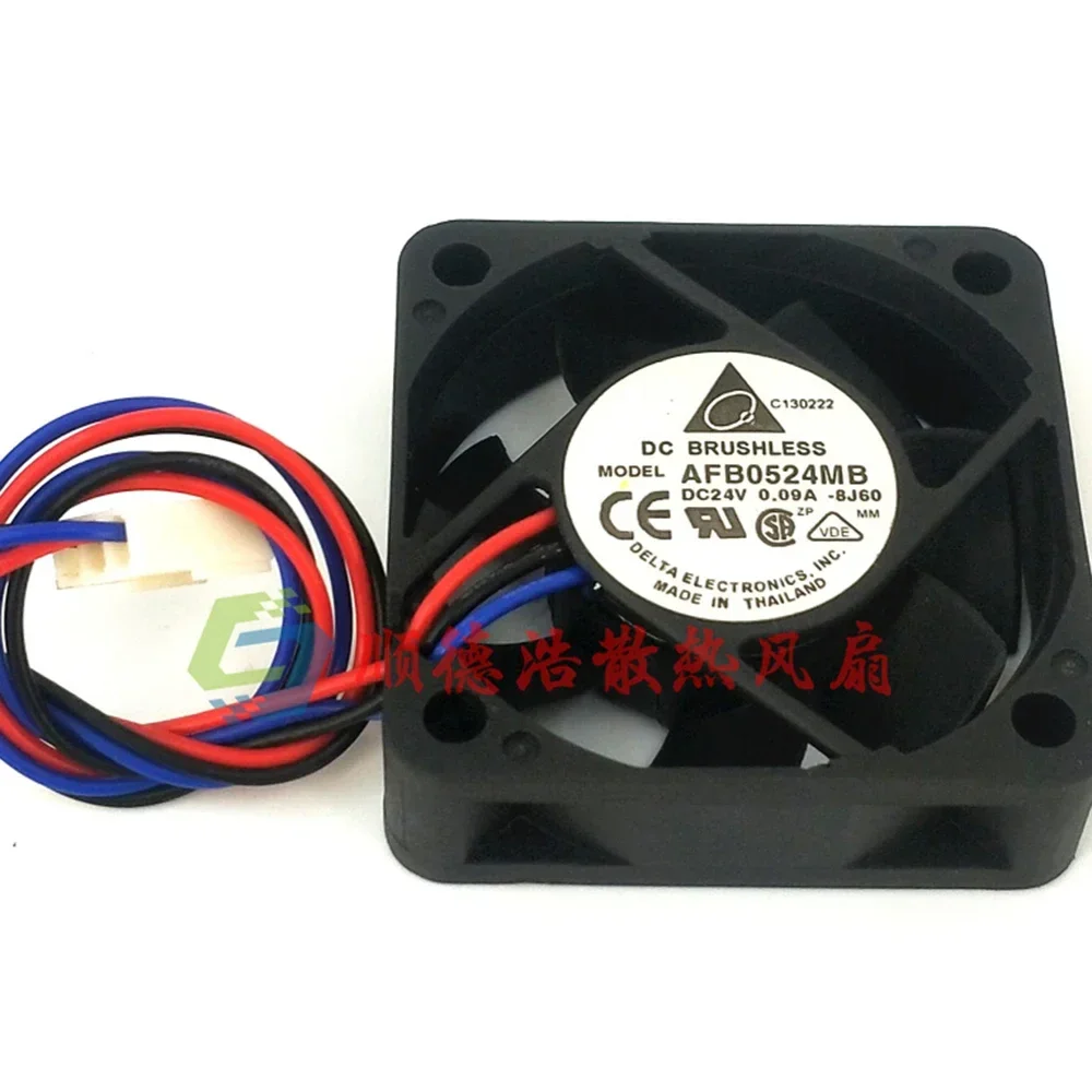 For Delta AFB0524MB Server Cooling Fan DC 24V 0.09A 50x50x15mm 3-wire
For Delta AFB0524MB Server Cooling Fan DC 24V 0.09A 50x50x15mm 3-wire