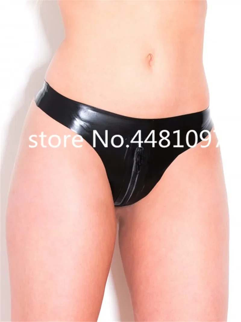 Latex Briefs Sexy Rubber Shorts with Crotch Zipper Panties for Females 
Latex Briefs Sexy Rubber Shorts with Crotch Zipper Panties for Females