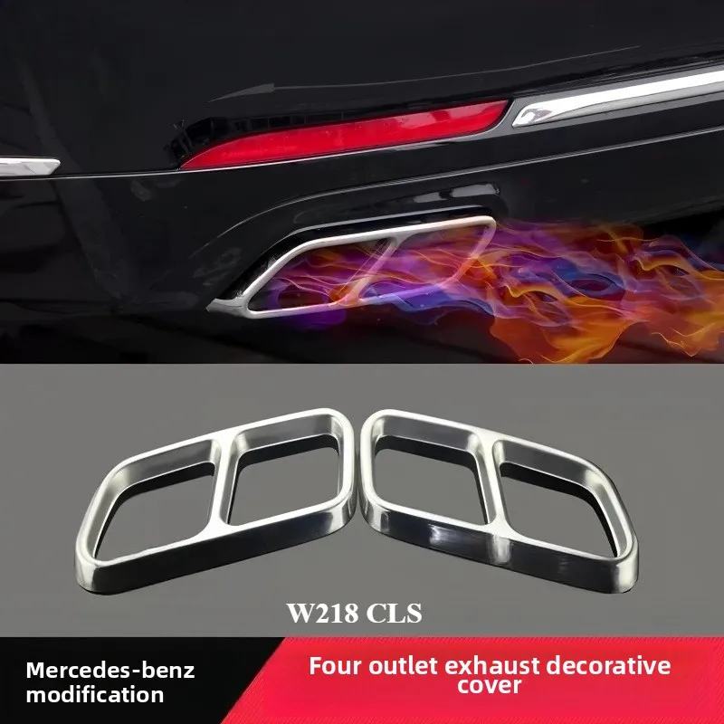 Car Quad Exhaust Tip Trim Stainless Steel for Mercedes‑Benz CLS W218 2012 2013 2014 2015 2016 2017
Car Quad Exhaust Tip Trim Stainless Steel for Mercedes‑Benz CLS W218 2012 2013 2014 2015 2016 2017