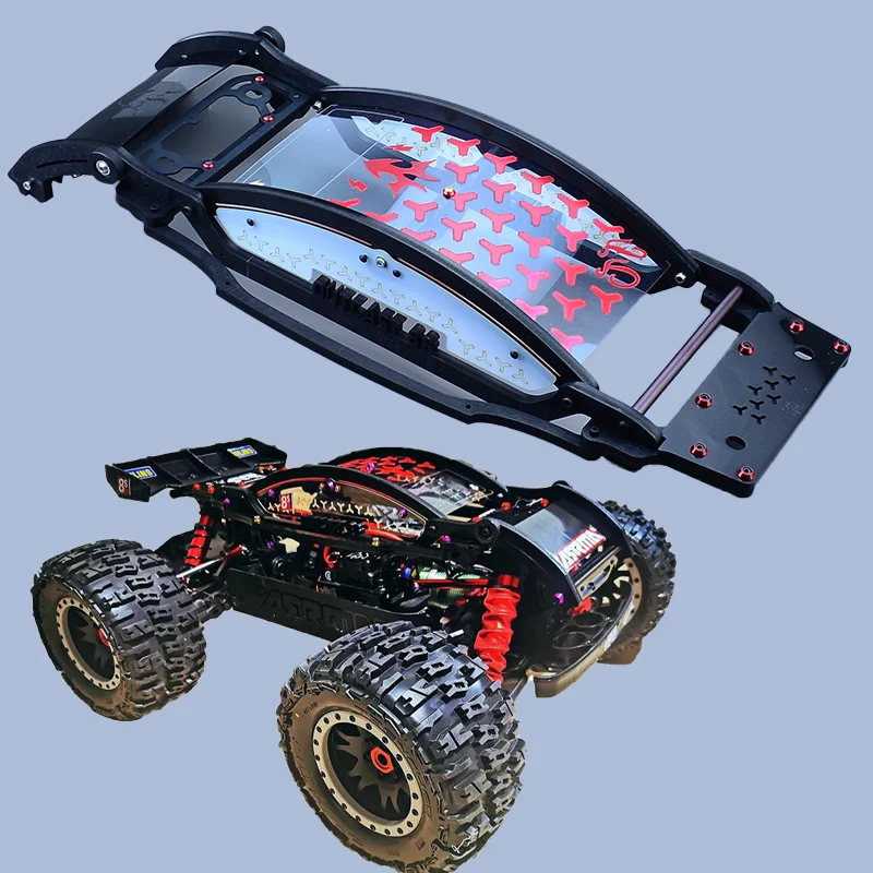 Simulation for 1/5 RC ARRMA OUTCAST 8S EXB Stunt Truck Car Simulation Nylon Shell Based Roll Cage
Simulation for 1/5 RC ARRMA OUTCAST 8S EXB Stunt Truck Car Simulation Nylon Shell Based Roll Cage