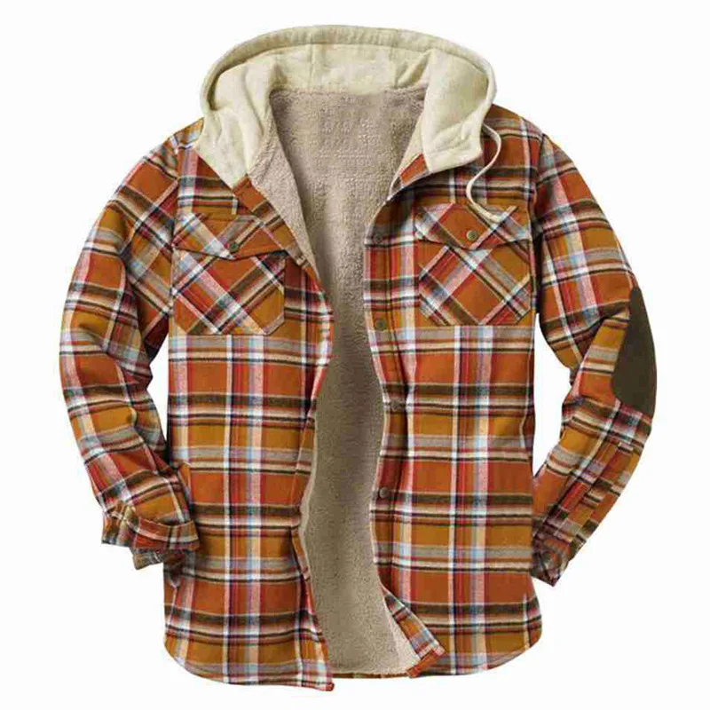 Men's Long-Sleeved Hooded Shirt Coat 2023 Autumn And Winter New Thickened Their Casual Loose Plus-Size Shirts
Men's Long-Sleeved Hooded Shirt Coat 2023 Autumn And Winter New Thickened Their Casual Loose Plus-Size Shirts