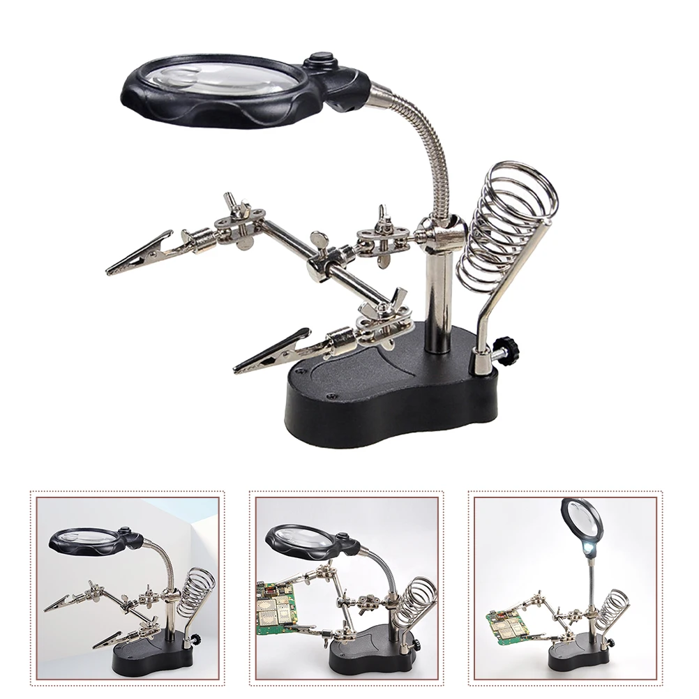 Magnifying Glass Lamp LED Clip Light Phone Repair Hardware Magnifier Main Board Adjustable Angle Multi Angle
Magnifying Glass Lamp LED Clip Light Phone Repair Hardware Magnifier Main Board Adjustable Angle Multi Angle