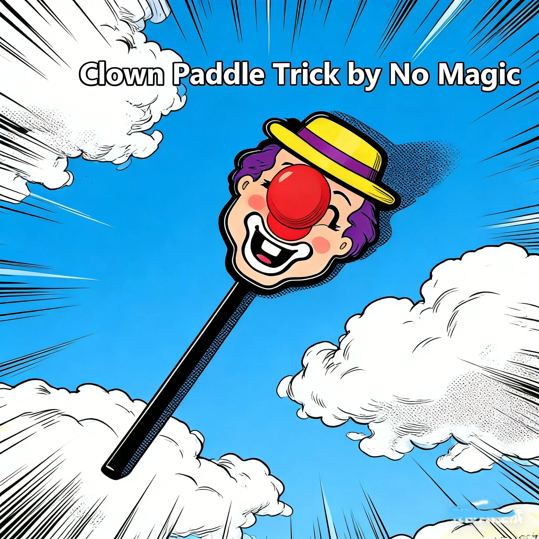 Clown Paddle Trick by No Magic Tricks Clown Nose Vanishes Close-up Illusions Gimmick Props
Clown Paddle Trick by No Magic Tricks Clown Nose Vanishes Close-up Illusions Gimmick Props