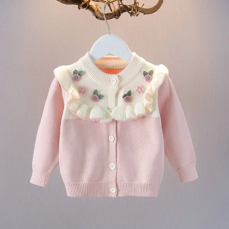 Girls' Knitted Princess Style Cardigan New Korean Version Baby's Western-style Spring and Autumn Children's Sweater Cardigan
Girls' Knitted Princess Style Cardigan New Korean Version Baby's Western-style Spring and Autumn Children's Sweater Cardigan