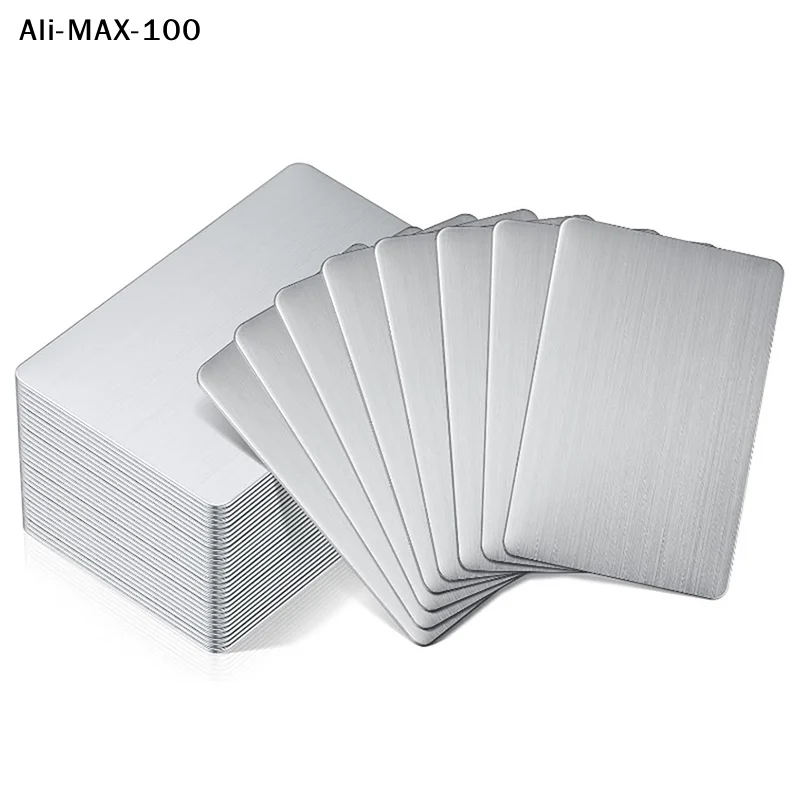 【AyS】Stainless Steel Business Card Blanks Laser Engraving Cards Office Business Cards Blanks For Engraver Engraving DIY Cards
【AyS】Stainless Steel Business Card Blanks Laser Engraving Cards Office Business Cards Blanks For Engraver Engraving DIY Cards