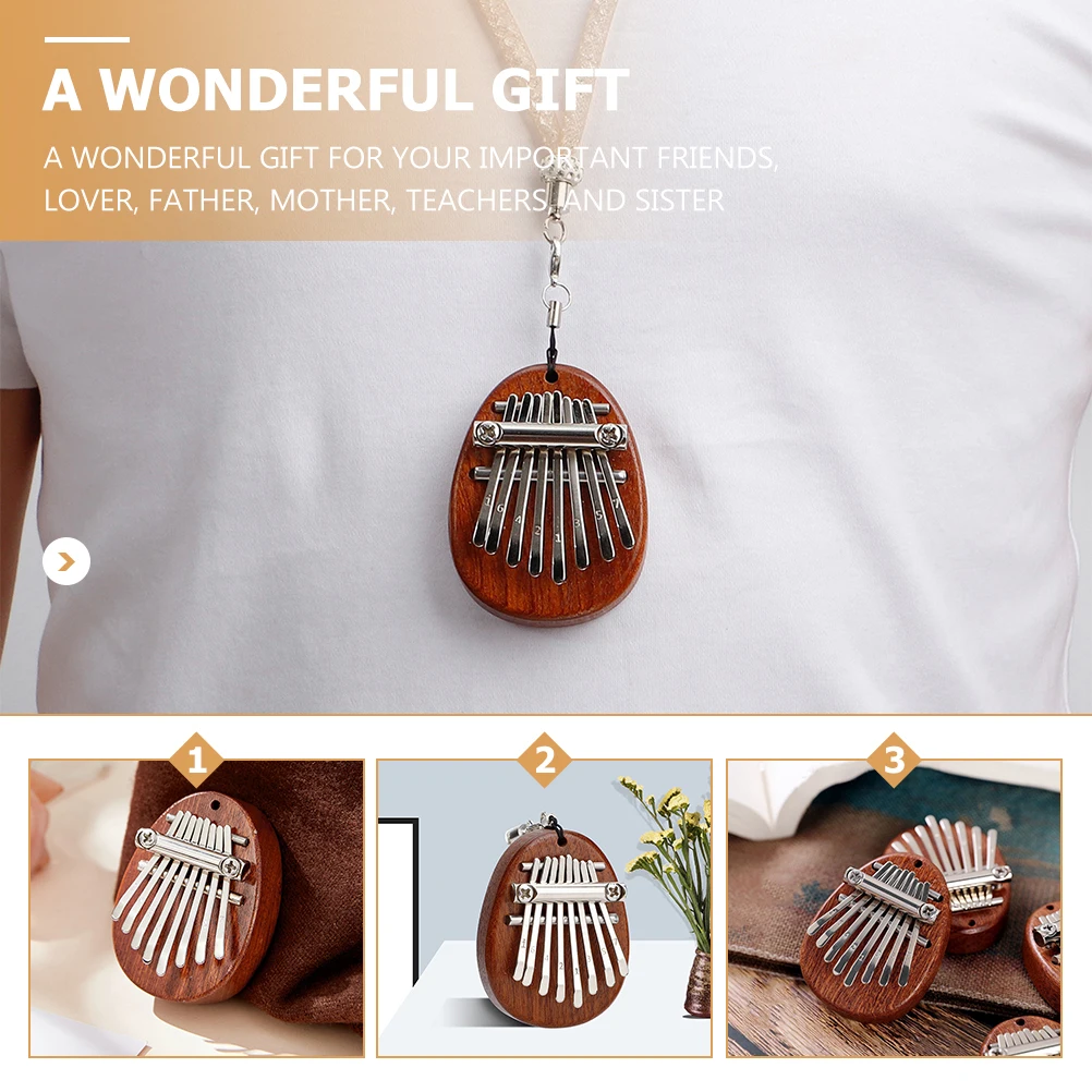 Wooden Mini Kalimba 8-Tone Thumb Piano Portable Finger Piano for Beginner Players Home Music Instrument Wooden Kalimba
Wooden Mini Kalimba 8-Tone Thumb Piano Portable Finger Piano for Beginner Players Home Music Instrument Wooden Kalimba