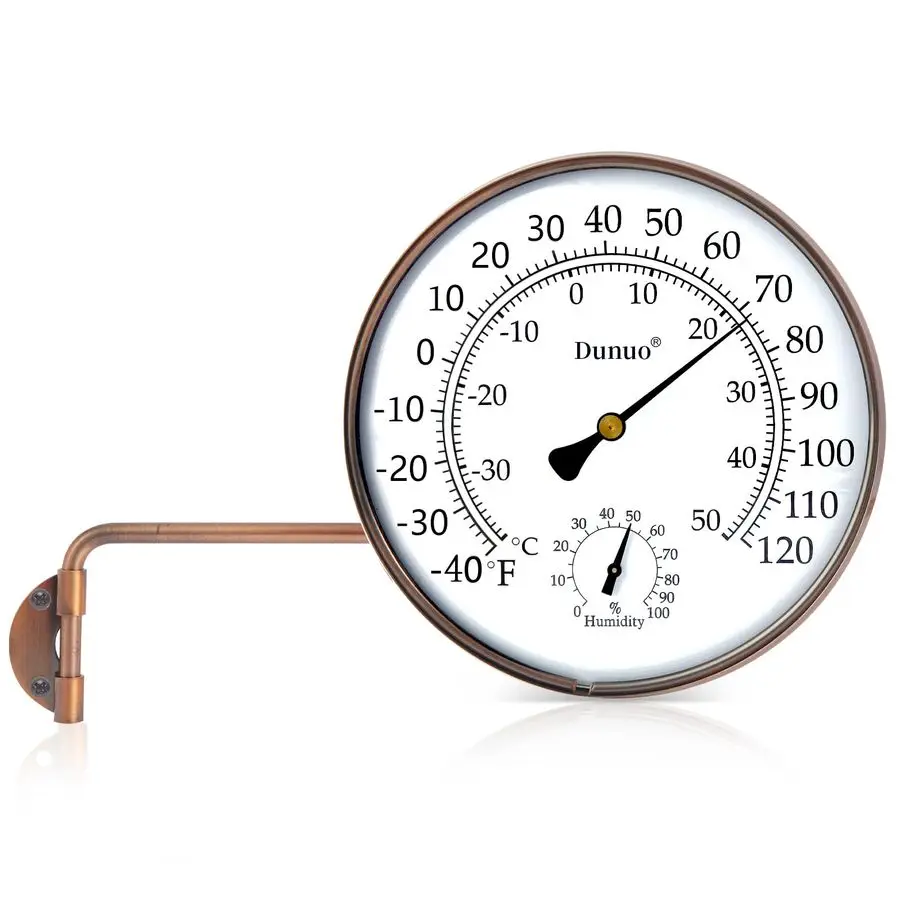 Outdoor Thermometer for Greenhouse, Garage and Patio. Weatherproof amp Decorative Outside Temperature Gauge for Window, Antique
Outdoor Thermometer for Greenhouse, Garage and Patio. Weatherproof amp Decorative Outside Temperature Gauge for Window, Antique