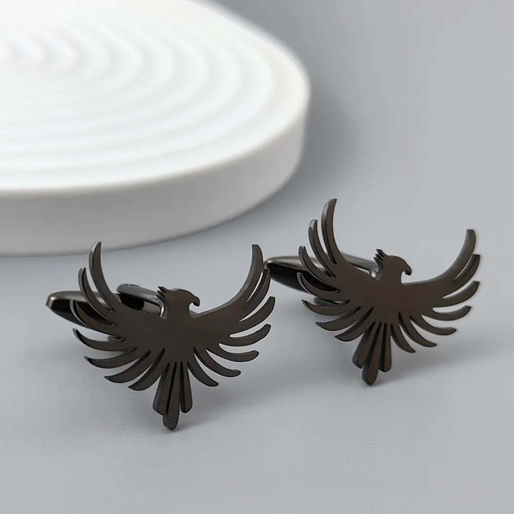 Phoenix Style Cufflinks Stainless Steel Business Shirts Men's French Buttons Guests' Friends' Gifts Souvenir Jewelry Accessories
Phoenix Style Cufflinks Stainless Steel Business Shirts Men's French Buttons Guests' Friends' Gifts Souvenir Jewelry Accessories