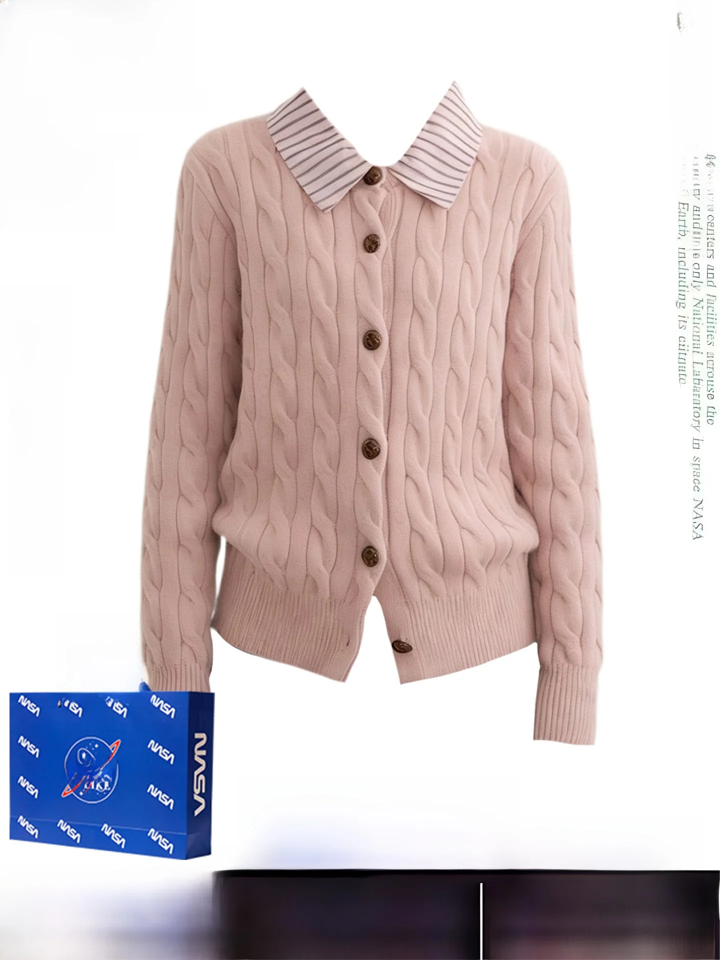 Korean Style Pink Knitted Neck Open Cardigan Women's Autumn Winter Outerwear Unique Beautiful Sweater Jacket for Girls
Korean Style Pink Knitted Neck Open Cardigan Women's Autumn Winter Outerwear Unique Beautiful Sweater Jacket for Girls