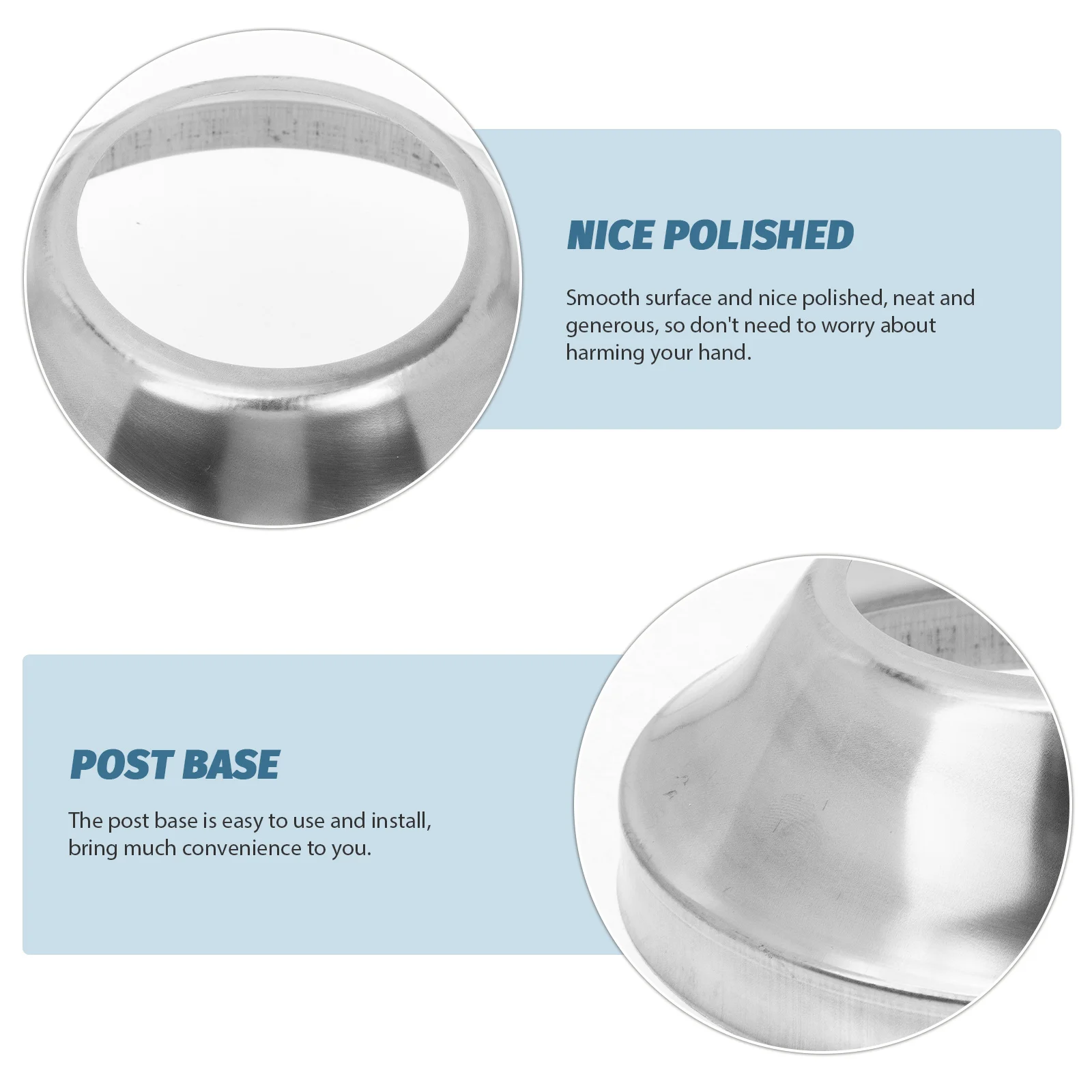 6pcs Stainless Railing Column Wraps For Porch Post Base Round Column Skirt Flange Anchor Deck Supplies H rail Fence
6pcs Stainless Railing Column Wraps For Porch Post Base Round Column Skirt Flange Anchor Deck Supplies H rail Fence