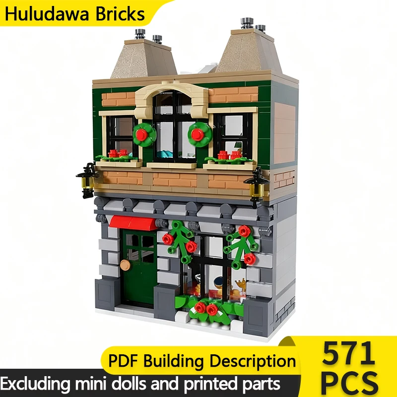 Street View Model MOC Building Bricks Winter Village Jewelry Store Modular Technology Children Holiday Gifts Assemble Toys Suit
Street View Model MOC Building Bricks Winter Village Jewelry Store Modular Technology Children Holiday Gifts Assemble Toys Suit