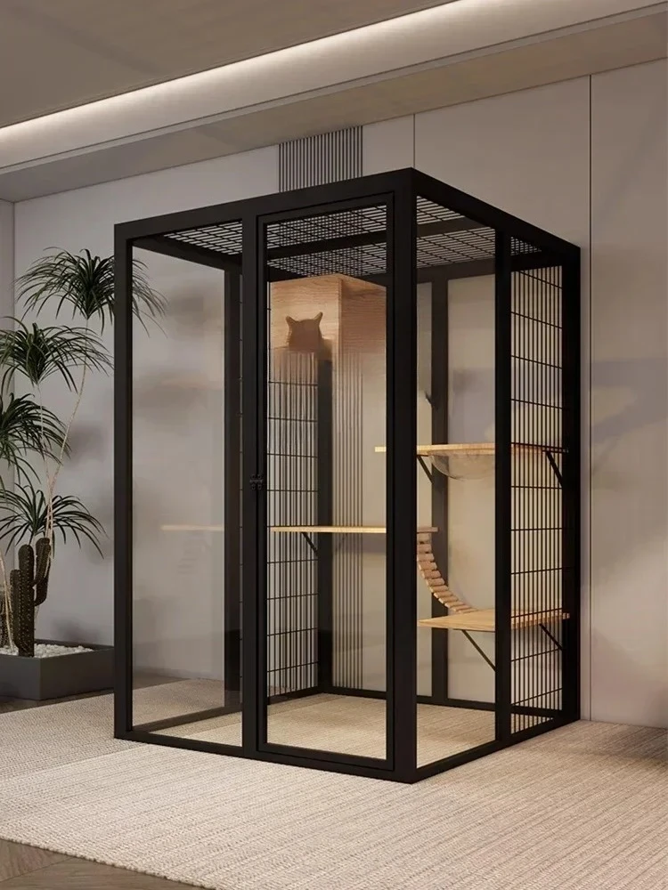 N Panoramic Cat Villa House Home Solid Wood Large Indoor Cat Cabinet Luxury Glass Cat Room 
N Panoramic Cat Villa House Home Solid Wood Large Indoor Cat Cabinet Luxury Glass Cat Room