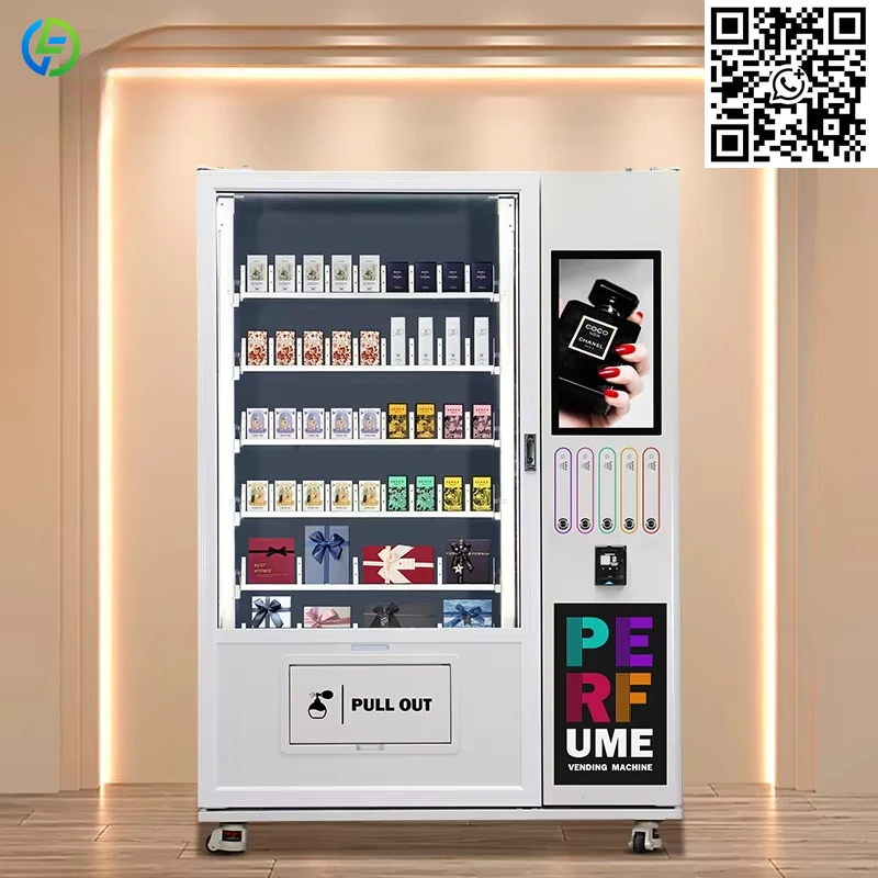 Customized Latest Standing Automatic Credit Card Perfume Spray and Sale Vending Machine for Commercial Street Shopping Mall
Customized Latest Standing Automatic Credit Card Perfume Spray and Sale Vending Machine for Commercial Street Shopping Mall