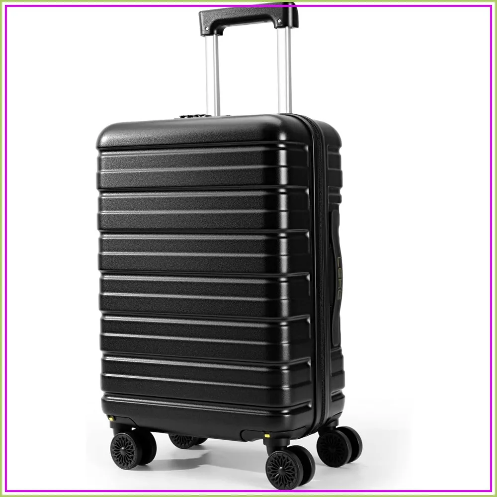 16 Inch Underseat Carry On Luggage Airline Approved, Hard Shell Suitcase with TSA Lock, Spinner Wheels, Lightweight Travel Black
16 Inch Underseat Carry On Luggage Airline Approved, Hard Shell Suitcase with TSA Lock, Spinner Wheels, Lightweight Travel Black