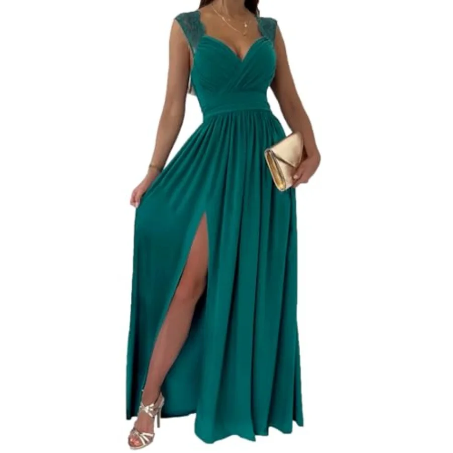 Dokotoo Womens 2026 Formal Dresses Wrap V-Neck Ruched Sexy Bridesmaid Wedding Guest Maxi Dresses
Dokotoo Womens 2026 Formal Dresses Wrap V-Neck Ruched Sexy Bridesmaid Wedding Guest Maxi Dresses