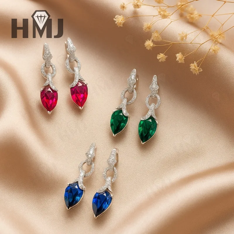 Выращенные в лаборатории серьги Columbia изумруда/рубины/сапфира в виде груши, сверкающие ювелирные украшения для женщин, идеальный рождественский и пасхальный подарок
Выращенные в лаборатории серьги Columbia изумруда/рубины/сапфира в виде груши, сверкающие ювелирные украшения для женщин, идеальный рождественский и пасхальный подарок