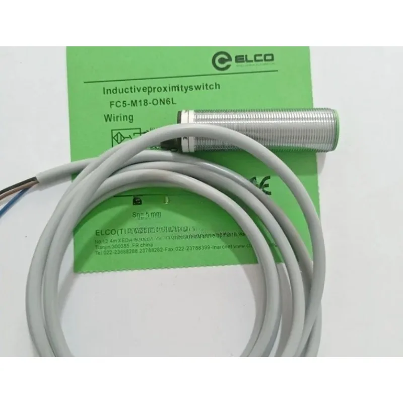 Inductive Proximity Switch FC5-M18-ON6L OP6L-Q12 FC5-M18-OP6L
Inductive Proximity Switch FC5-M18-ON6L OP6L-Q12 FC5-M18-OP6L