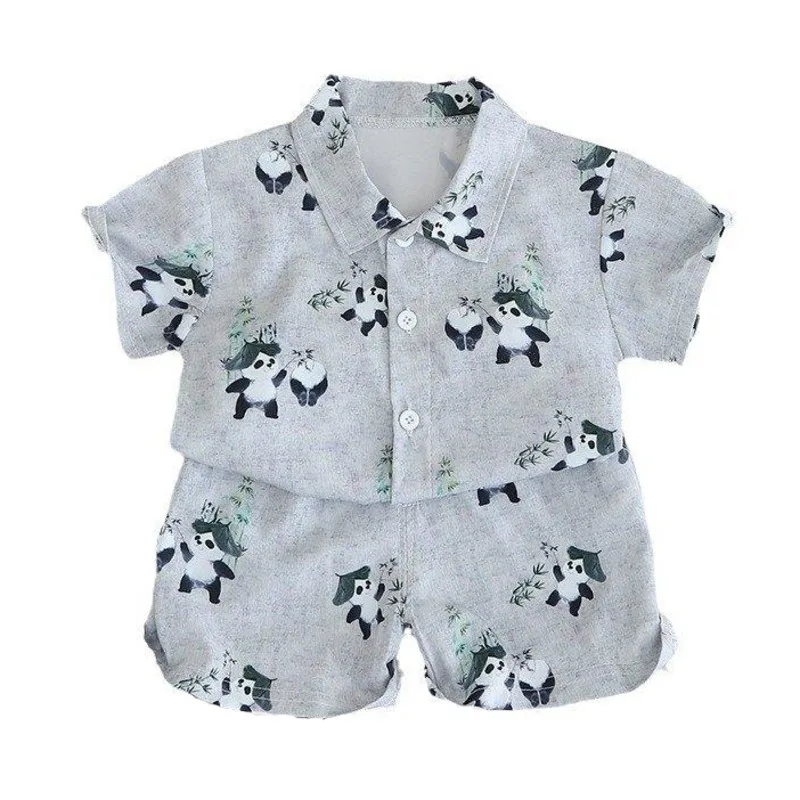 New Summer Fashion Baby Clothes Suit Kids Clothing Children Boys Cartoon Shirt Shorts 2Pcs/Set Toddler Costume Infant Tracksuits
New Summer Fashion Baby Clothes Suit Kids Clothing Children Boys Cartoon Shirt Shorts 2Pcs/Set Toddler Costume Infant Tracksuits