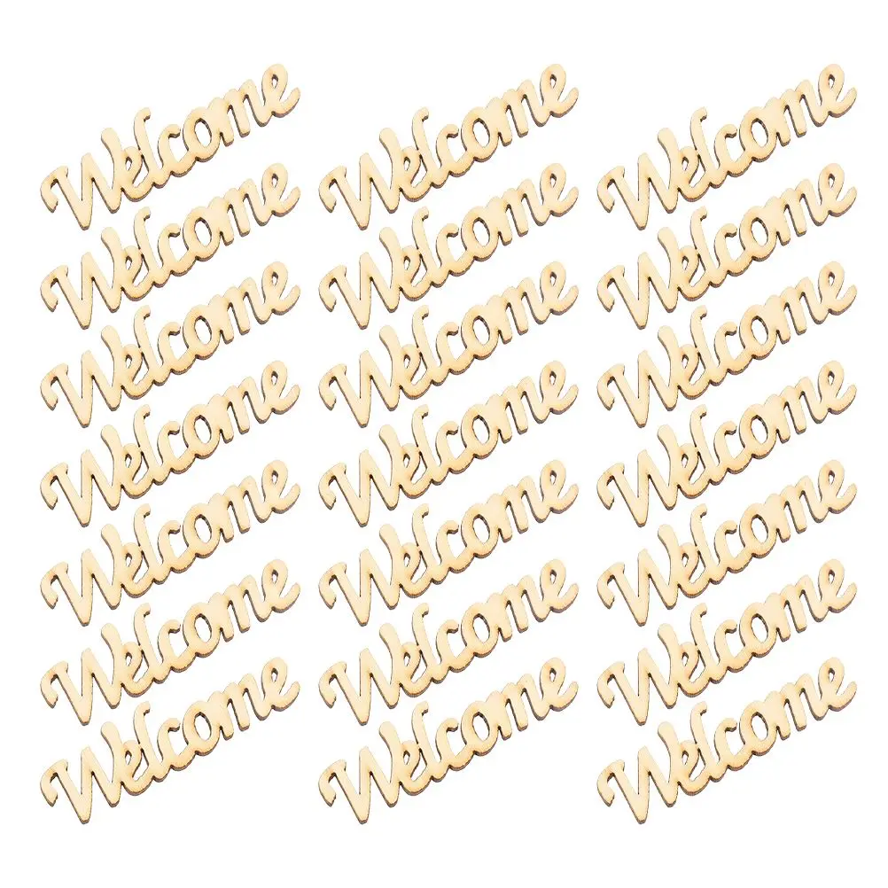 60 Pcs Wooden Doodle Chips Rustic Home Decor Small Blank Script Sign Welcome Cutouts Embellishments for DIY Projects Ornaments
60 Pcs Wooden Doodle Chips Rustic Home Decor Small Blank Script Sign Welcome Cutouts Embellishments for DIY Projects Ornaments