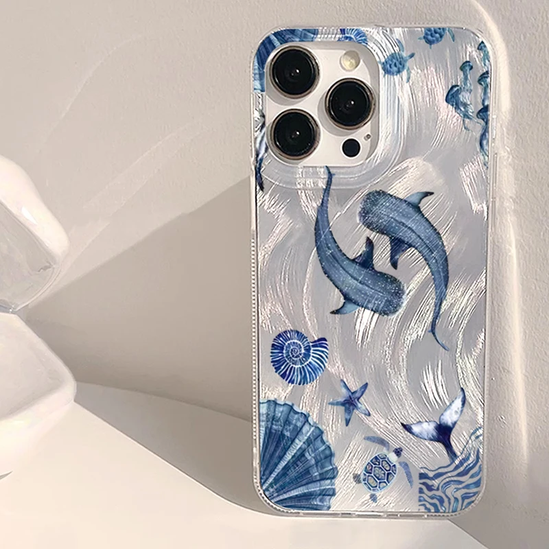 Ocean Animal Whale Turtle Trendy Phone Case for Samsung Galaxy S26 S25 Ultra S24 FE S23Plus S22 A56 A36 A16 A35 A55 A15 5G Cover
Ocean Animal Whale Turtle Trendy Phone Case for Samsung Galaxy S26 S25 Ultra S24 FE S23Plus S22 A56 A36 A16 A35 A55 A15 5G Cover