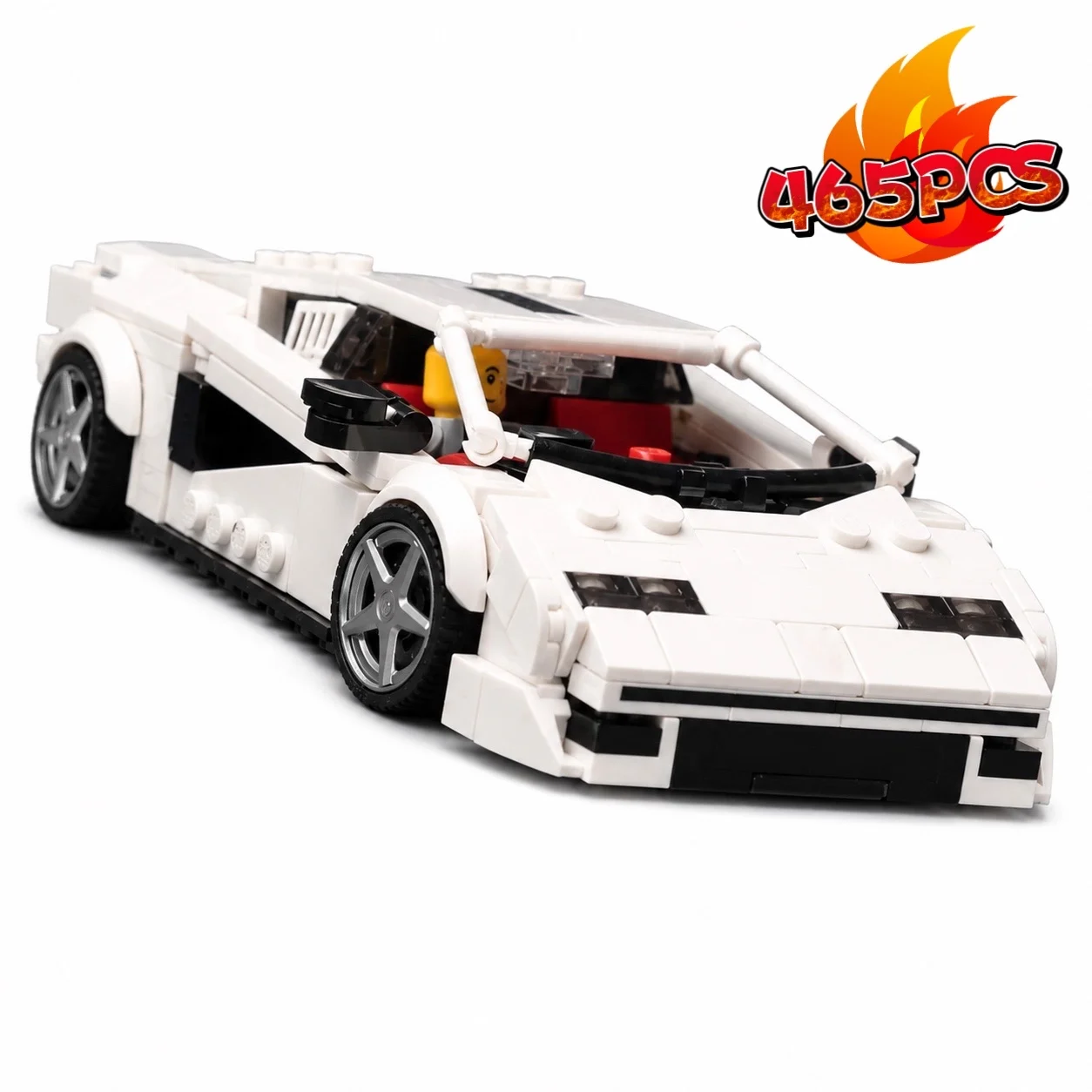 Limited Edition V12 Hybrid Supercar Building Block Model, 465 Pieces, Creative Birthday & Christmas Gift for Boys, Item No121353
Limited Edition V12 Hybrid Supercar Building Block Model, 465 Pieces, Creative Birthday & Christmas Gift for Boys, Item No121353