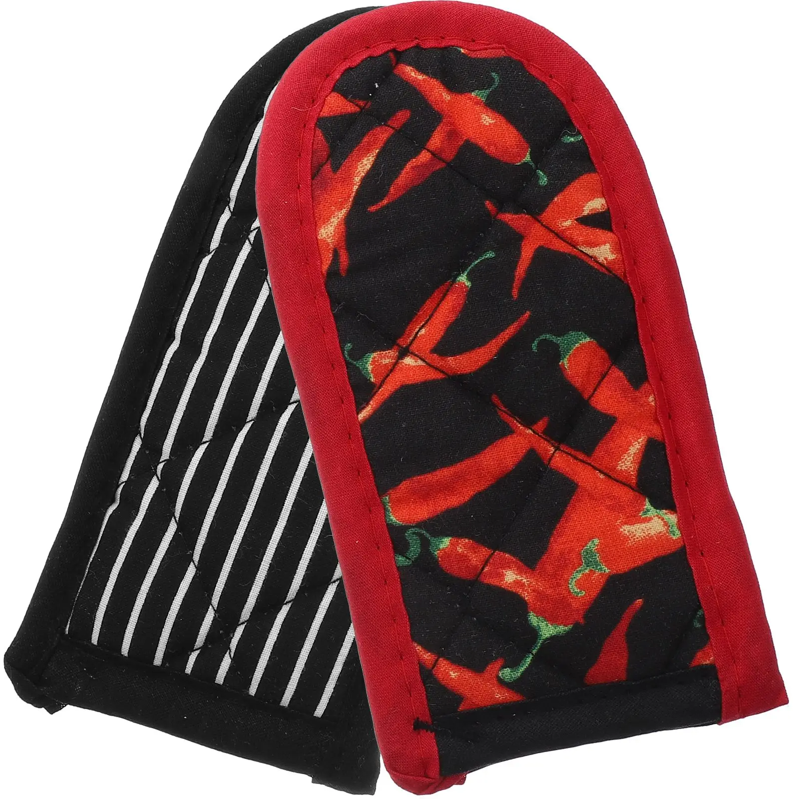 2 Pcs Pot H Covers Cotton Heat Protector Cast Iron Skillet H Black White Striped Chili Pattern Anti Scalding Non Slip
2 Pcs Pot H Covers Cotton Heat Protector Cast Iron Skillet H Black White Striped Chili Pattern Anti Scalding Non Slip
