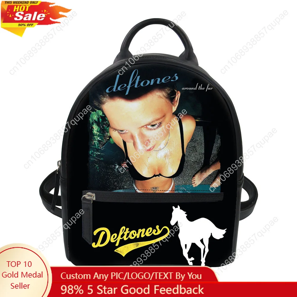 Deftones Metal Rock Band Custom Backpack Purse Carter Schoolbags Double Shoulder Bag Mini Daypack Leather Leisure Travel Bag 
Deftones Metal Rock Band Custom Backpack Purse Carter Schoolbags Double Shoulder Bag Mini Daypack Leather Leisure Travel Bag