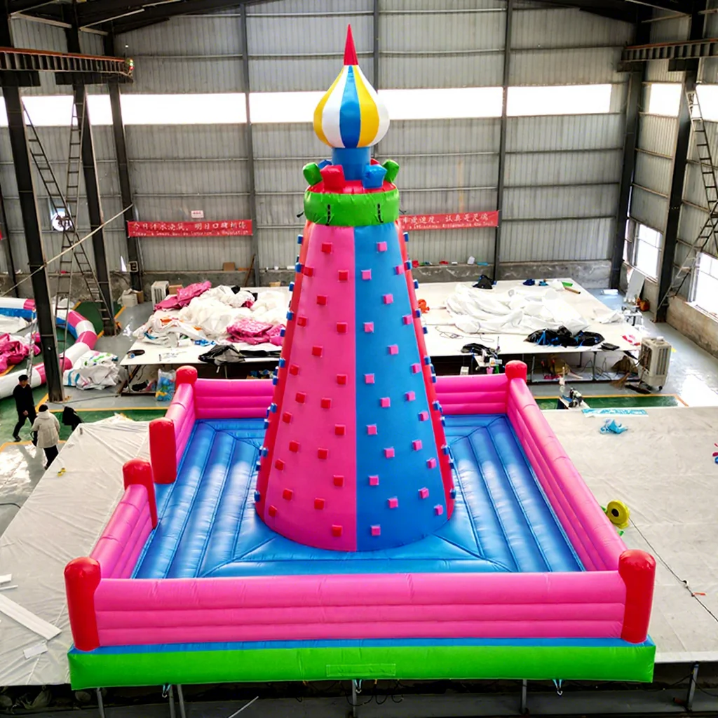 Portable Inflatable Castle PVC Material UV Protection Waterproof Easy Setup Kids' Rock Climbing Wall Game Mountain Obstacle
Portable Inflatable Castle PVC Material UV Protection Waterproof Easy Setup Kids' Rock Climbing Wall Game Mountain Obstacle