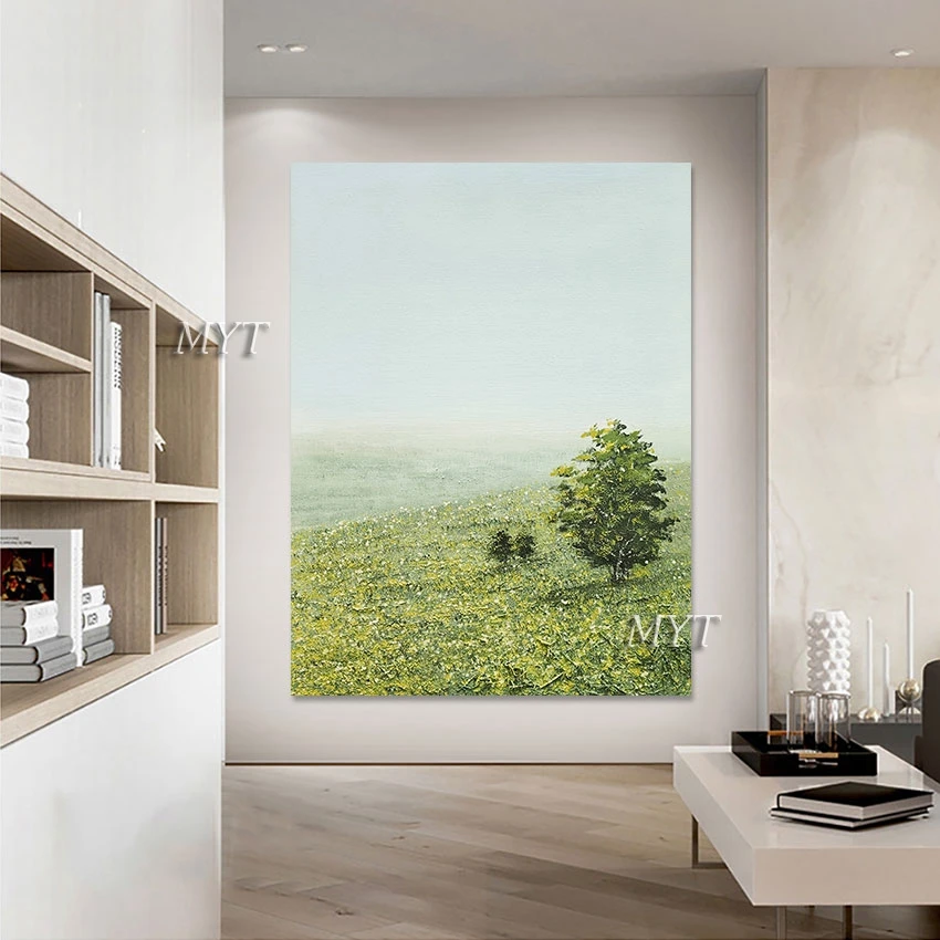 Latest Arrival Lawn Natural Scenery Oil Painting Frameless Hot Selling Tree Painting Modern Linen Canvas Art Wall Decor Picture
Latest Arrival Lawn Natural Scenery Oil Painting Frameless Hot Selling Tree Painting Modern Linen Canvas Art Wall Decor Picture