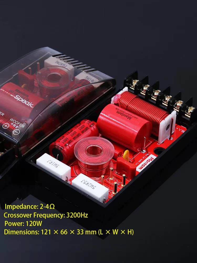 1Pcs 2 Way 2 Speaker Unit (Tweeter +Bass ) HiFi Car Audio Frequency Divider Crossover Filter
1Pcs 2 Way 2 Speaker Unit (Tweeter +Bass ) HiFi Car Audio Frequency Divider Crossover Filter