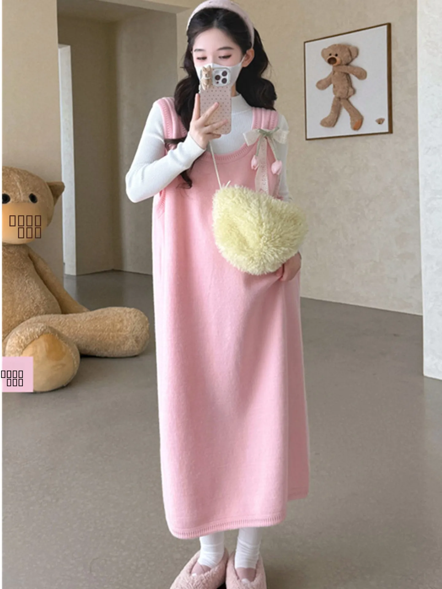 Faionable Knitted Vest Dr Women's Base Layer Knee-Length Strap Long Skirt Princ Sle Soft Knitwear Autumn New Arrival
Faionable Knitted Vest Dr Women's Base Layer Knee-Length Strap Long Skirt Princ Sle Soft Knitwear Autumn New Arrival