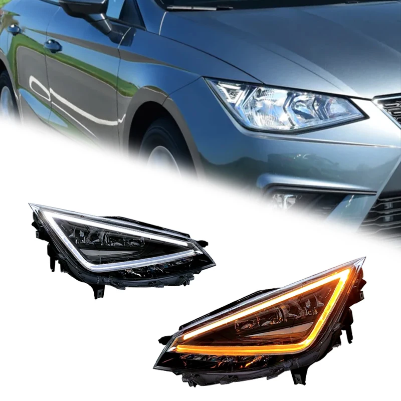 Для Volkswagen Seat Ibiza 6F: Аксессуары, светодиодные фары 2018-2021, обновленные белые ДХО, линзы-проекторы для фар головного света
Для Volkswagen Seat Ibiza 6F: Аксессуары, светодиодные фары 2018-2021, обновленные белые ДХО, линзы-проекторы для фар головного света