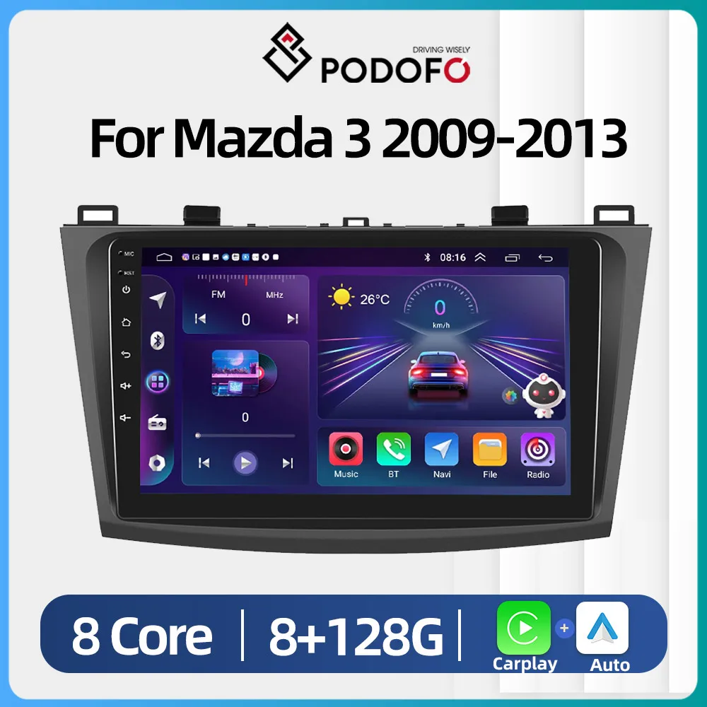Podofo For Mazda 3 2009-2013 Car Radio Multimedia Video Player Navigation stereo GPS Android No 2din No dvd Head Unit
Podofo For Mazda 3 2009-2013 Car Radio Multimedia Video Player Navigation stereo GPS Android No 2din No dvd Head Unit