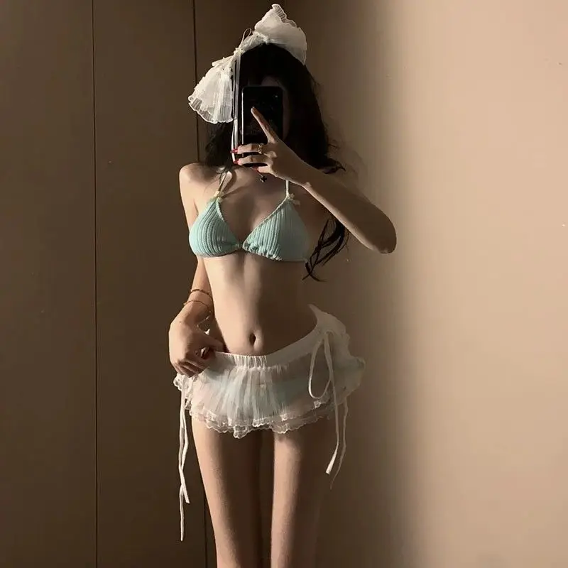 Pure Lust Babes Bikini Swimsuits, Feminine Internet Celebrity Style Small Breasts Summer Island Vacation White Thin Sexy Sets
Pure Lust Babes Bikini Swimsuits, Feminine Internet Celebrity Style Small Breasts Summer Island Vacation White Thin Sexy Sets