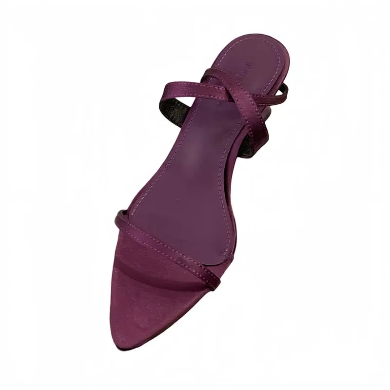 Purple Heels Sandals Black Wedges Ladies Shoes Narrowband Ankle Buckle Chunky Heeled Sandals Pointy Woman 2026 New
Purple Heels Sandals Black Wedges Ladies Shoes Narrowband Ankle Buckle Chunky Heeled Sandals Pointy Woman 2026 New