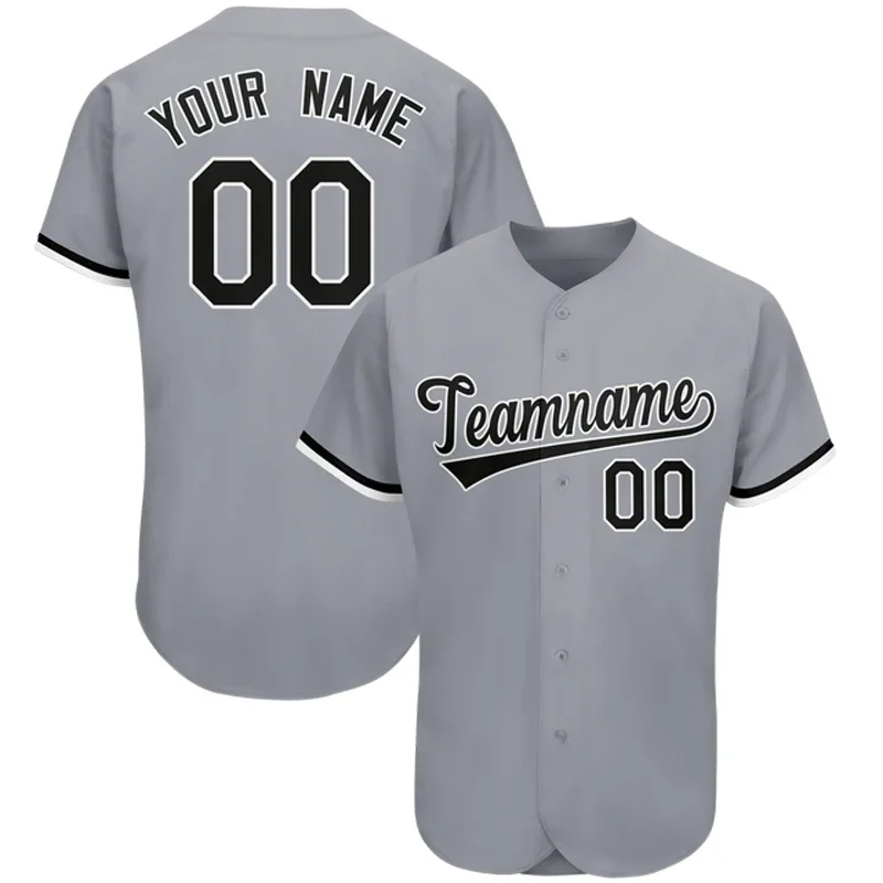 Grey Custom Baseball Jersey Shirt Printed for Men and Women Shirt Casual Shirts Sportswear Hiphop Tops
Grey Custom Baseball Jersey Shirt Printed for Men and Women Shirt Casual Shirts Sportswear Hiphop Tops