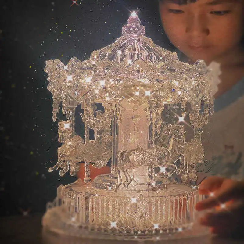 Xiaohongshu Хрустальная карусель, игровая площадка, музыкальная шкатулка, Исцеляющая музыкальная шкатулка, мечта, подарок на выпускной для девочек на день рождения
Xiaohongshu Хрустальная карусель, игровая площадка, музыкальная шкатулка, Исцеляющая музыкальная шкатулка, мечта, подарок на выпускной для девочек на день рождения