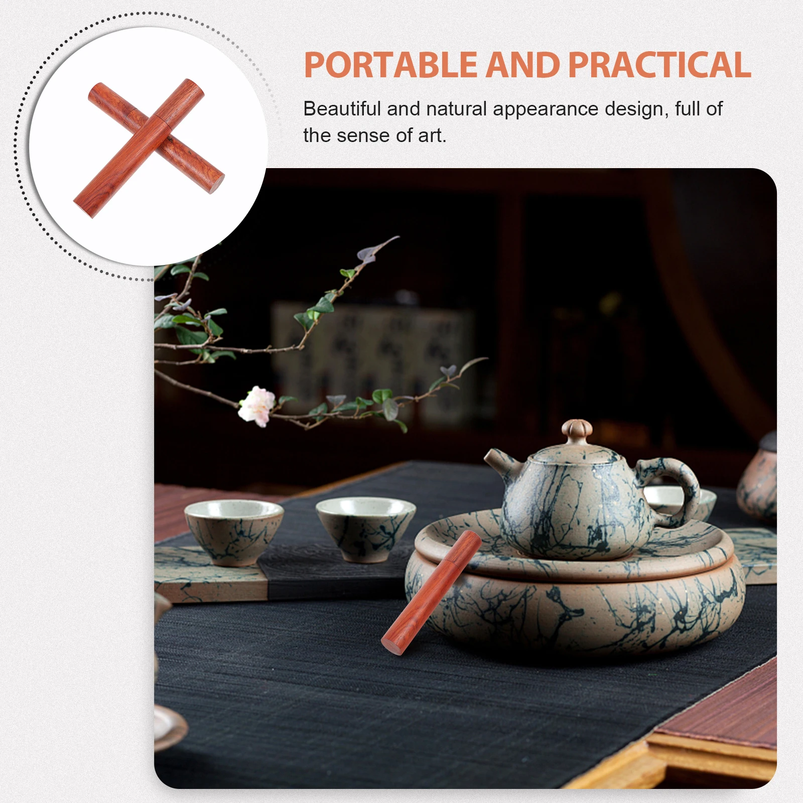 2pcs Rosewood Storage Tube Smooth Wooden Incense Stick Holder Dustproof Simple Design For Home Decor Incense Containers Aromatic
2pcs Rosewood Storage Tube Smooth Wooden Incense Stick Holder Dustproof Simple Design For Home Decor Incense Containers Aromatic