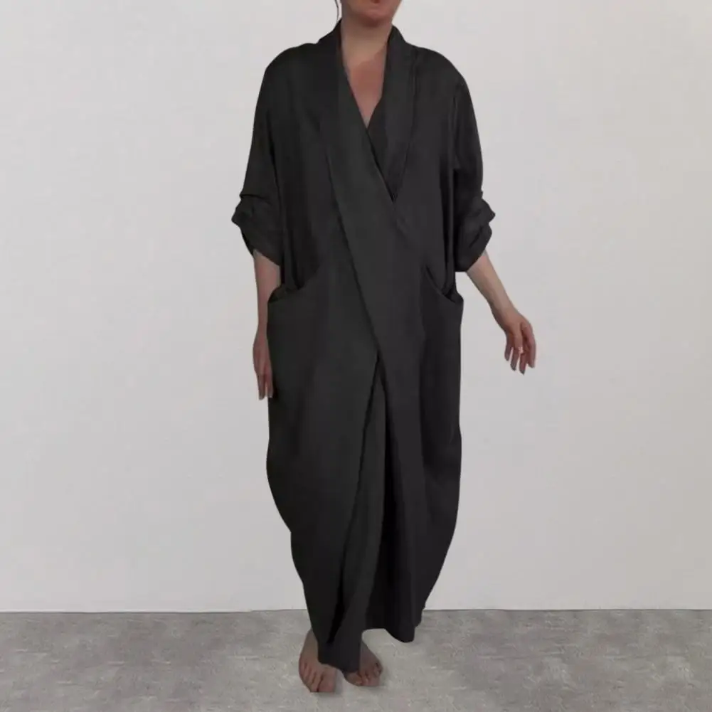 Bohemian Style Long Dress Bohemian Maxi Dress with Pockets Retro A-line Design for Parties Travel in Spring Fall Women Dress
Bohemian Style Long Dress Bohemian Maxi Dress with Pockets Retro A-line Design for Parties Travel in Spring Fall Women Dress