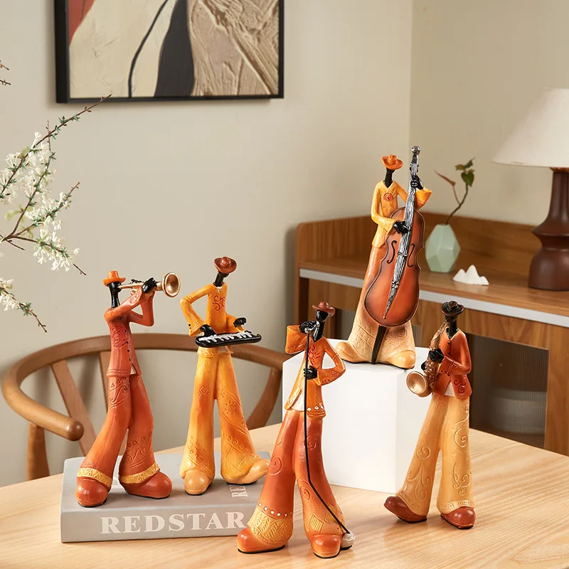 1pc Creative American Band DecorationMusical Instrument Model Living Room Porch StudyNordic Arts and Crafts StatueSculpture Home
1pc Creative American Band DecorationMusical Instrument Model Living Room Porch StudyNordic Arts and Crafts StatueSculpture Home