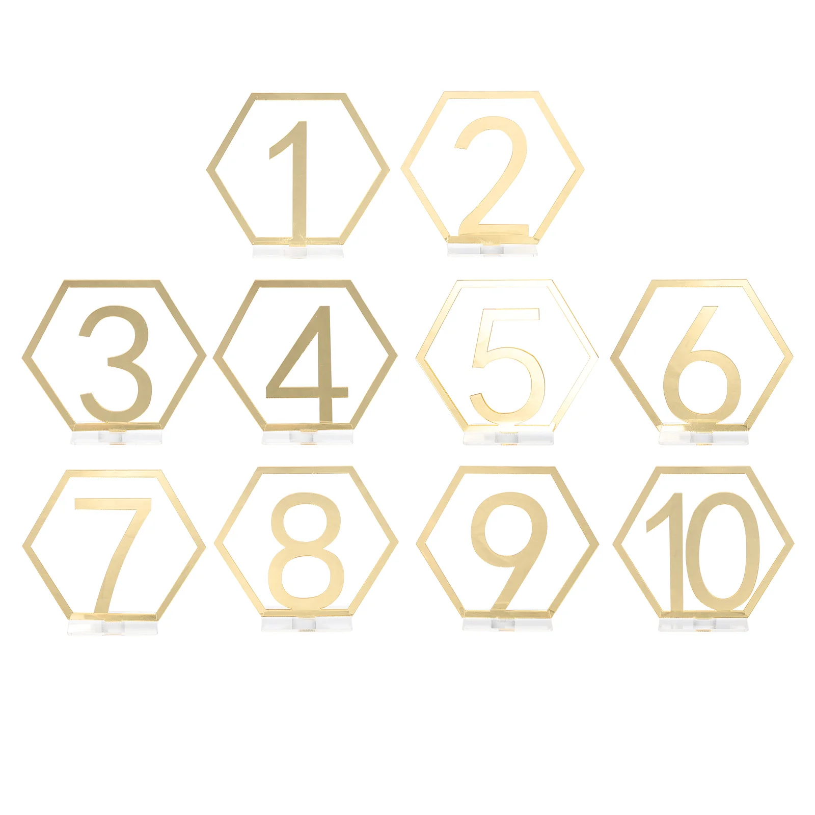 10 Hexagonal Table Number Signs Material Wedding Wedding Table Number Reusable Fine Craftsmanship
10 Hexagonal Table Number Signs Material Wedding Wedding Table Number Reusable Fine Craftsmanship