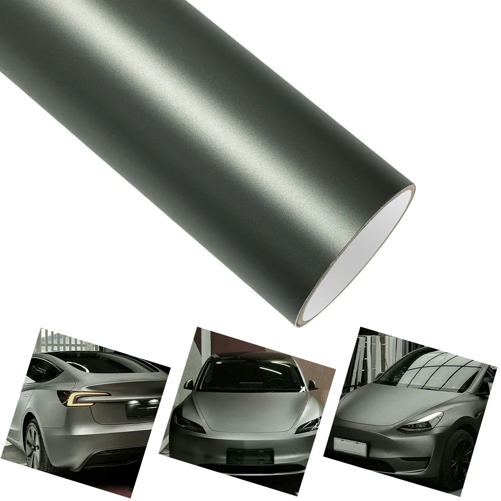 PET Matte Mountain Ash Grey Car Vinyl Film Self Adhesive Auto Decal With Air Release Technology Creative Car Body Decor Sticker
PET Matte Mountain Ash Grey Car Vinyl Film Self Adhesive Auto Decal With Air Release Technology Creative Car Body Decor Sticker
