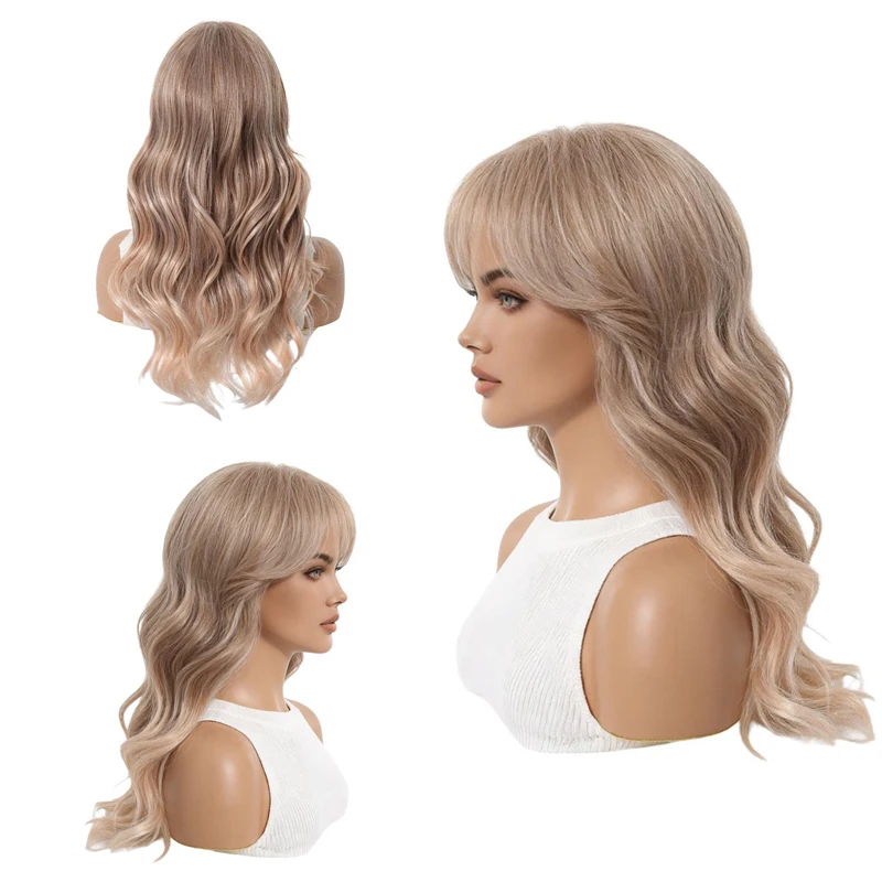 Rose Gold Ombre Long Wavy Wig For Black Women Natural Hairline Fluffy Realistic Heat Resistant Synthetic Full Wig Daily Party
Rose Gold Ombre Long Wavy Wig For Black Women Natural Hairline Fluffy Realistic Heat Resistant Synthetic Full Wig Daily Party