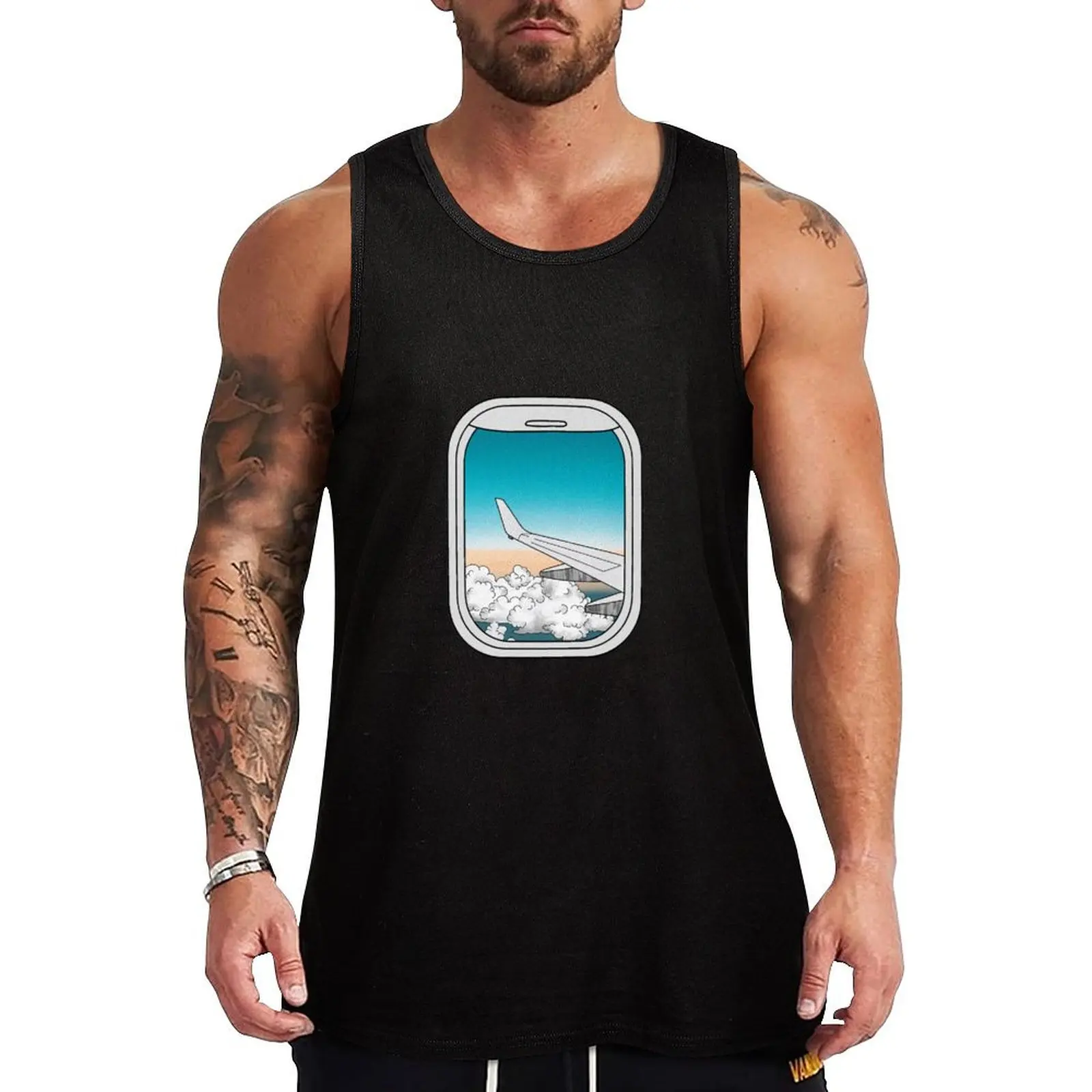 Airplane Window Tank Top Street Style Tank Top Casual Urban Sleeveless Top
Airplane Window Tank Top Street Style Tank Top Casual Urban Sleeveless Top
