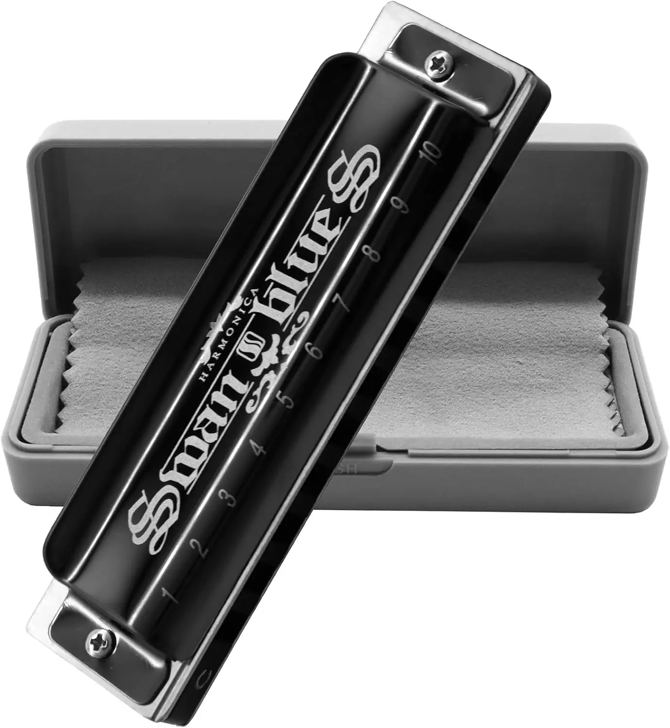 Blues Harmonica Armonica Mouth Organ Harp 10 Holes Harmonica Key of C Diatonic Professional Advanced Music Instrument for Adults
Blues Harmonica Armonica Mouth Organ Harp 10 Holes Harmonica Key of C Diatonic Professional Advanced Music Instrument for Adults