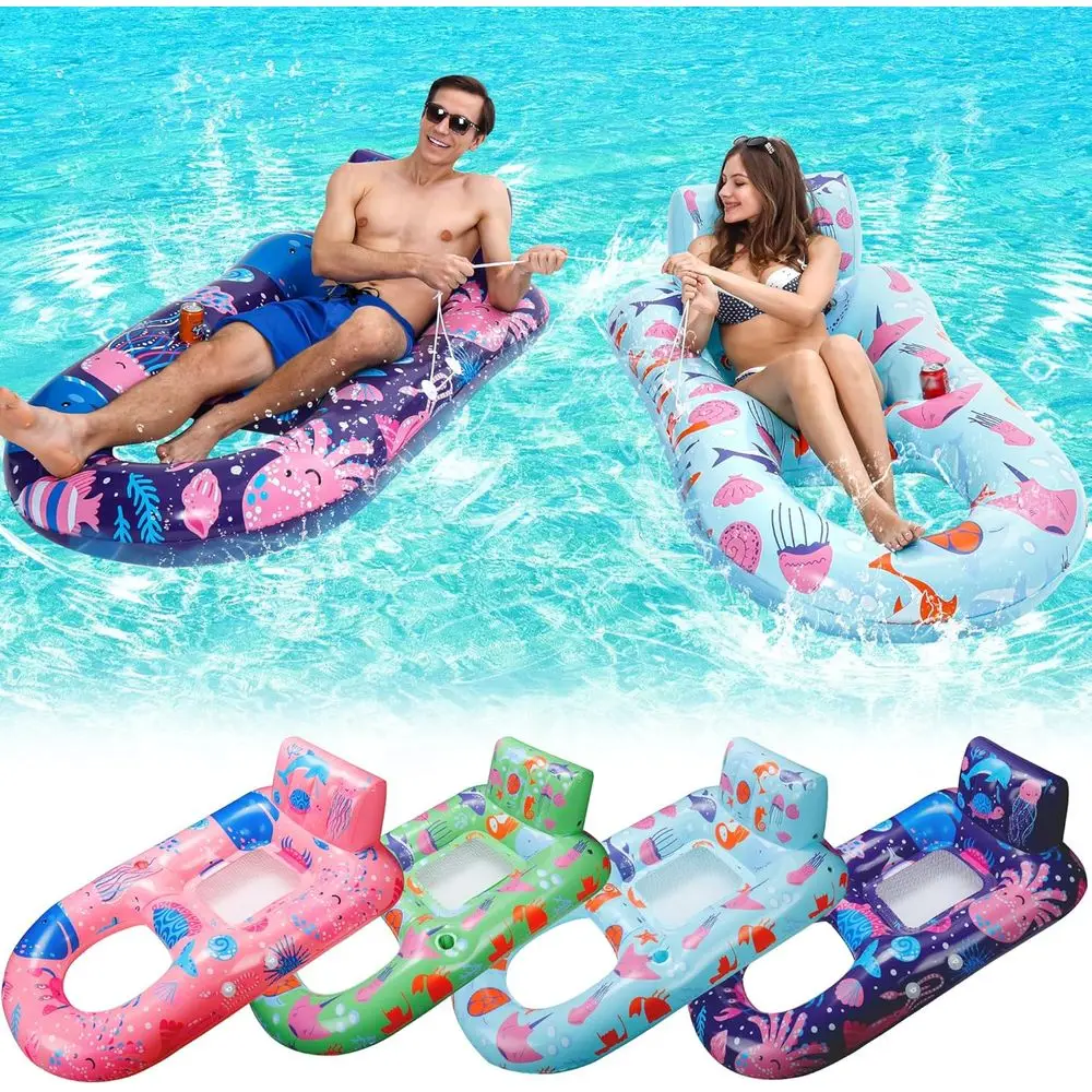 Extra Large Heavy-Duty Pool Float with Cup Holder, Backrest, and Footrest for Adults - Ideal for Pool, Beach, and Lake Parties
Extra Large Heavy-Duty Pool Float with Cup Holder, Backrest, and Footrest for Adults - Ideal for Pool, Beach, and Lake Parties