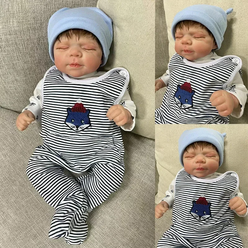 48CM Pascale Newborn Baby Doll Reborn Baby Soft Cuddly Body Lifelike 3D Skin with Visible Veins High Quality Handmade Doll
48CM Pascale Newborn Baby Doll Reborn Baby Soft Cuddly Body Lifelike 3D Skin with Visible Veins High Quality Handmade Doll